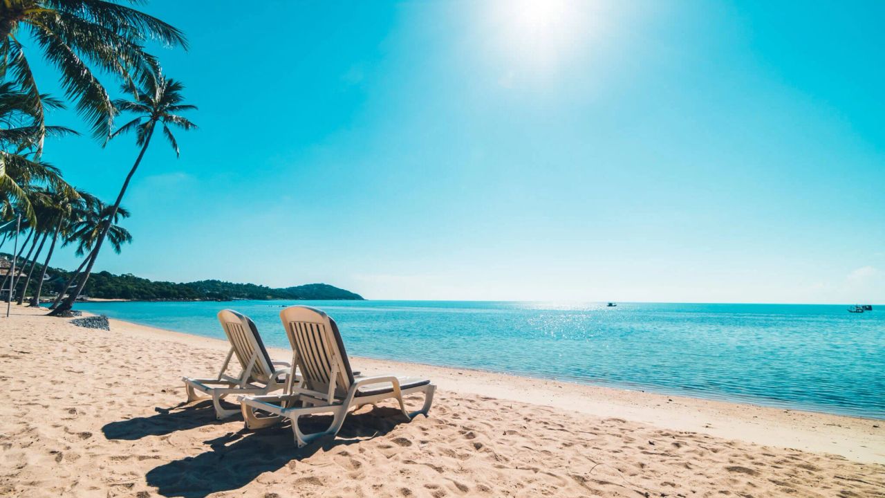 Background image tropical-beach